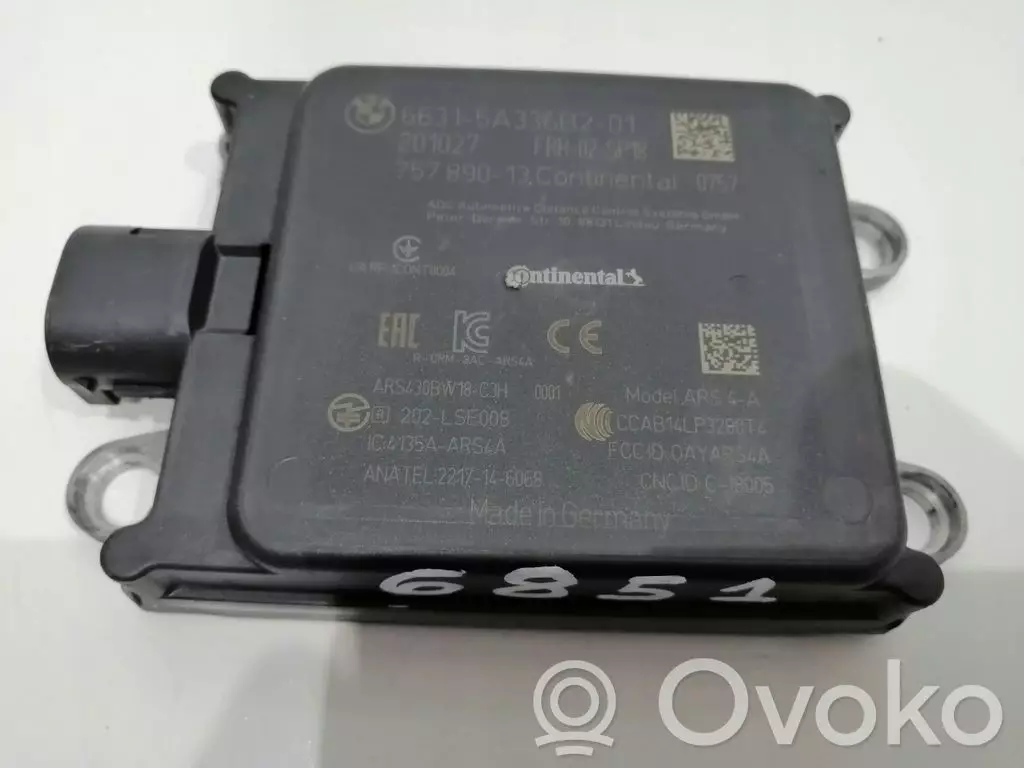 BMW 5 G30 G31 G38 2017 Radar / Czujnik Distronic