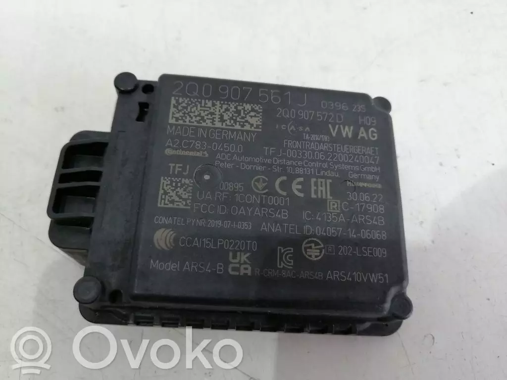 Volkswagen Cross Polo 2023 Radar / Czujnik Distronic 2Q0907561J