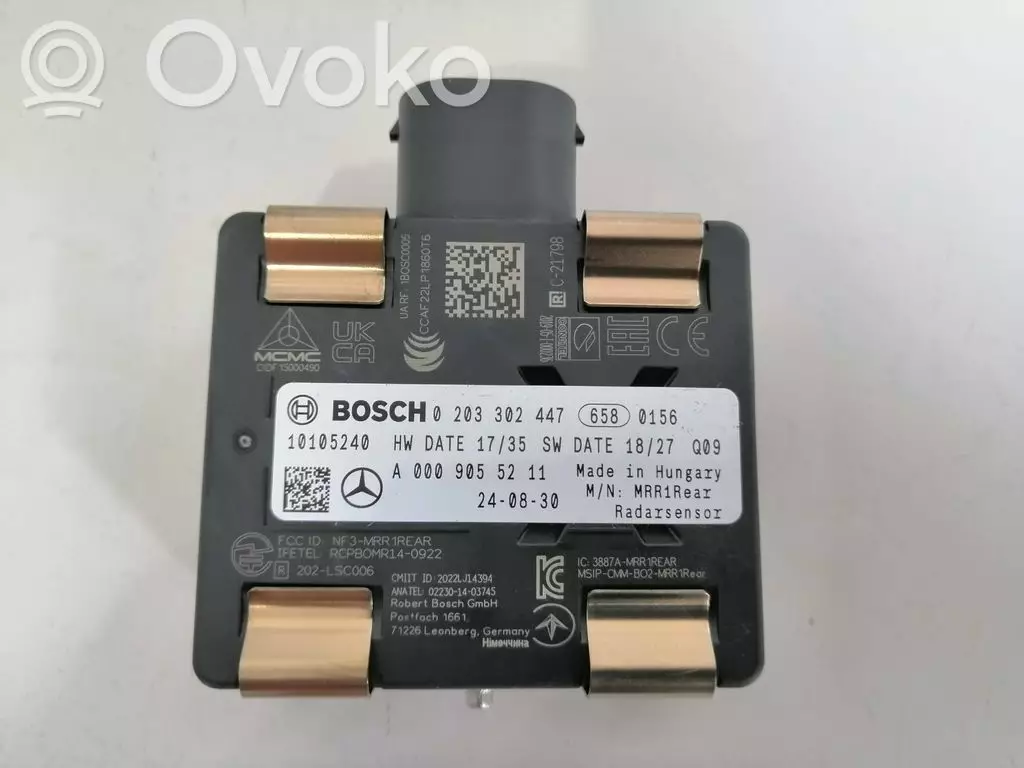 Mercedes-Benz GLC C253 2024 Radar / Czujnik Distronic A0009055211