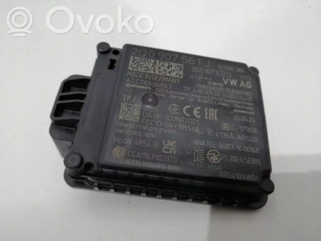 Volkswagen Cross Polo 2023 Radar / Czujnik Distronic 2Q0907561J