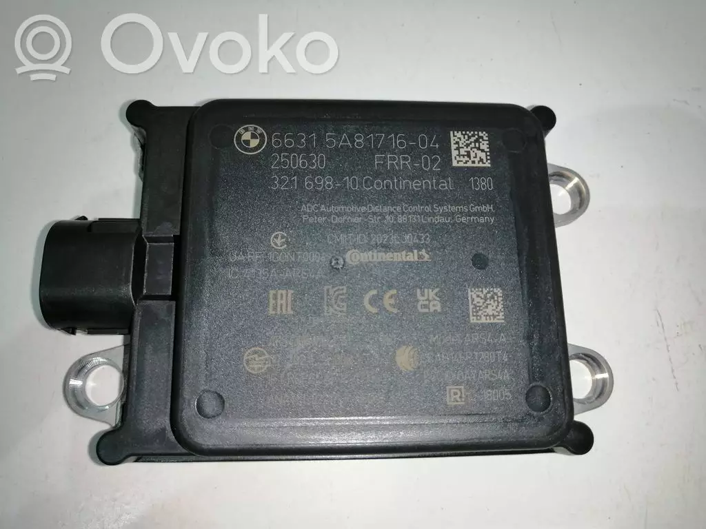 BMW 3 G20 G21 2023 Radar / Czujnik Distronic 5A81716-04