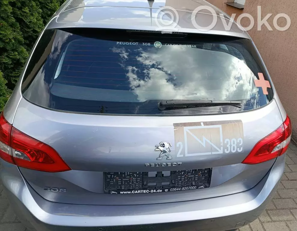 Peugeot 308 2014 Tylna klapa bagażnika