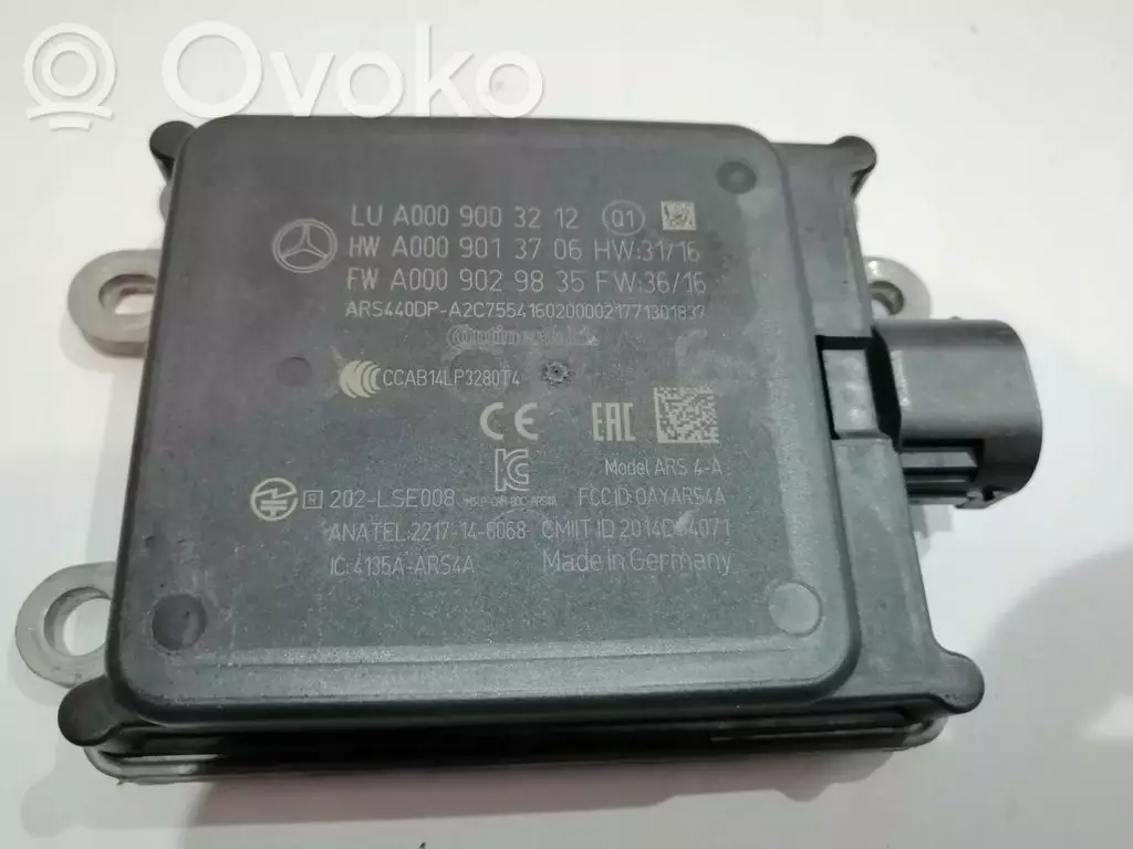 Mercedes-Benz E W213 2017 Radar / Czujnik Distronic A0009003212