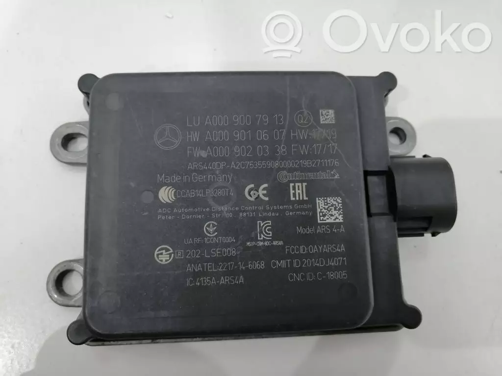 Mercedes-Benz E W213 2016 Radar / Czujnik Distronic A0009007913