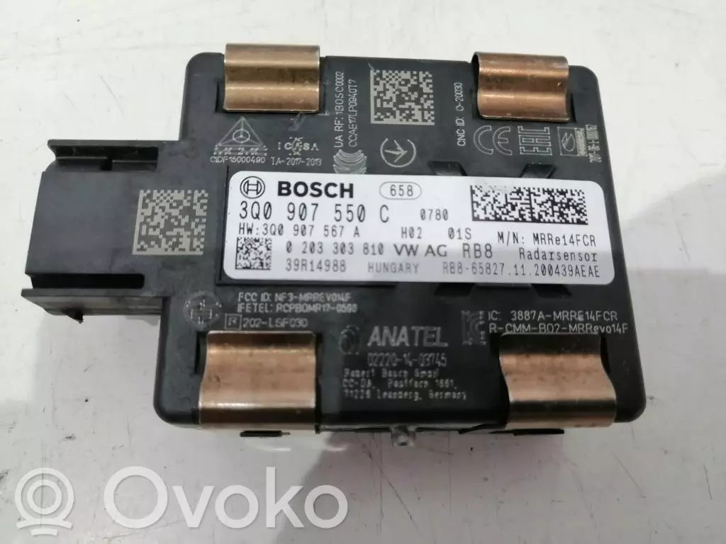 Volkswagen PASSAT B8 2018 Radar / Czujnik Distronic 3Q0907550C