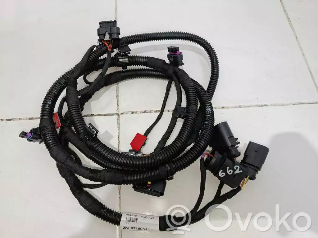 Volkswagen Caddy 2021 Wiązka przewodów czujnika parkowania PDC 2KF971095J